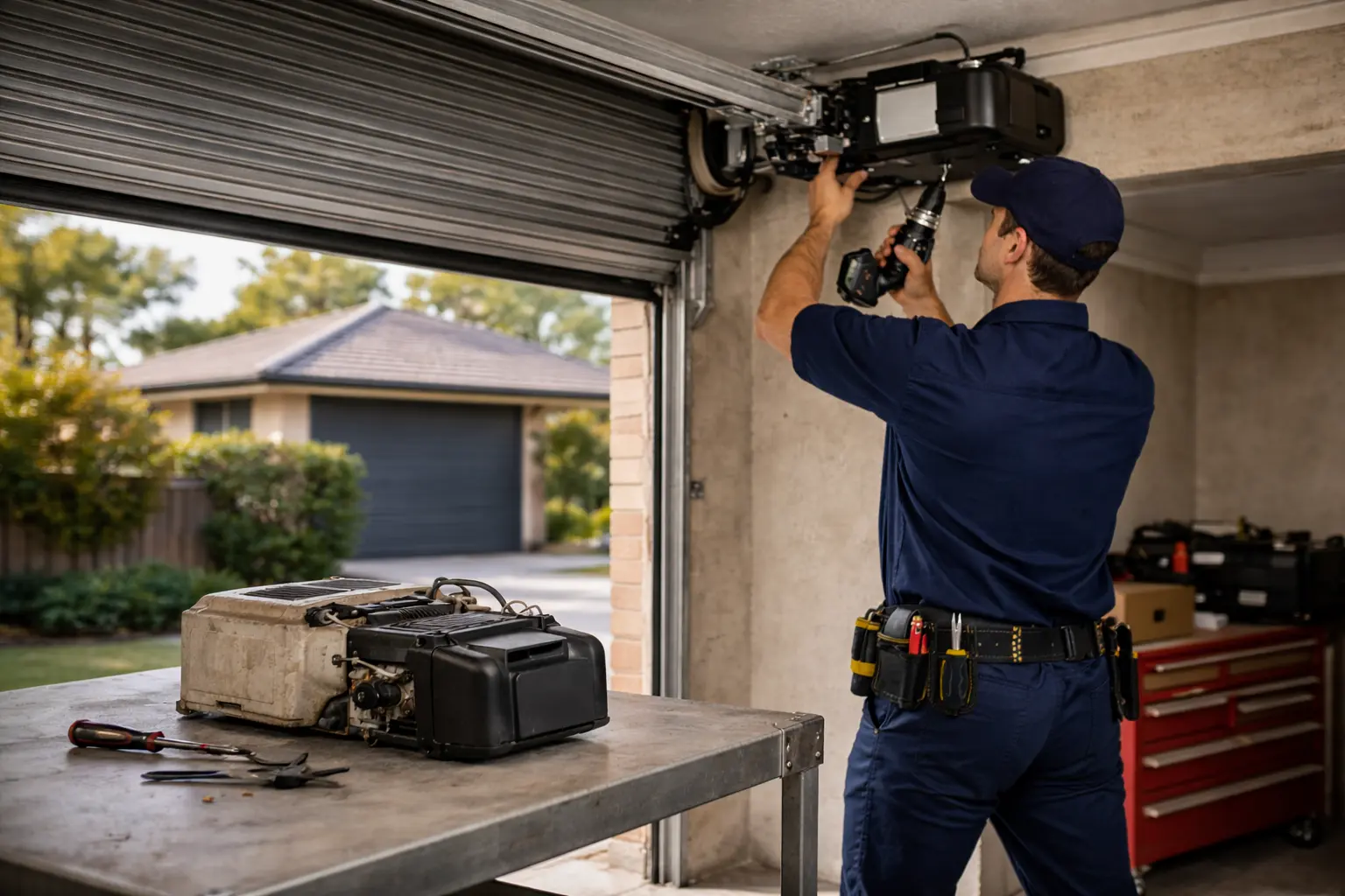 garage door motor replacement brisbane opener install