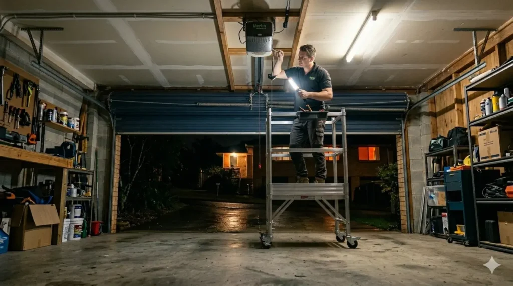 emergency garage door motor repair brisbane technician