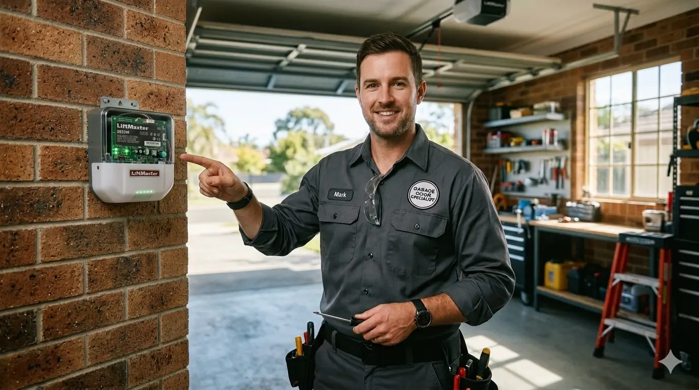 garage door opener control repair brisbane technician
